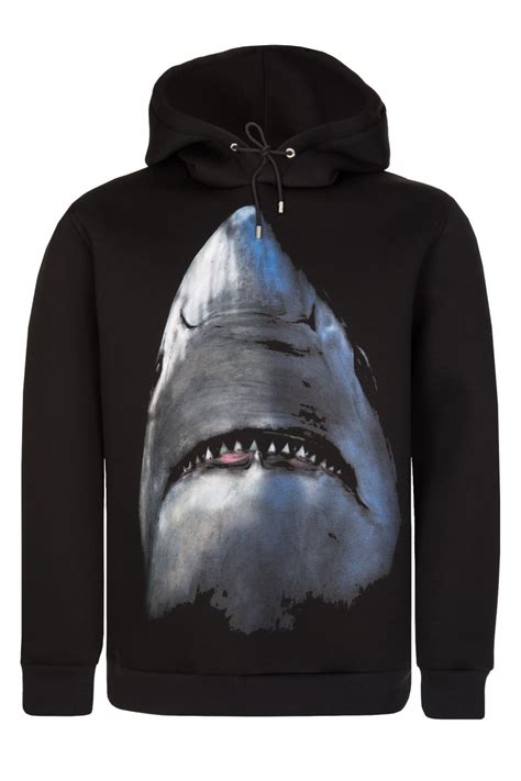 givenchy shark print hoodie